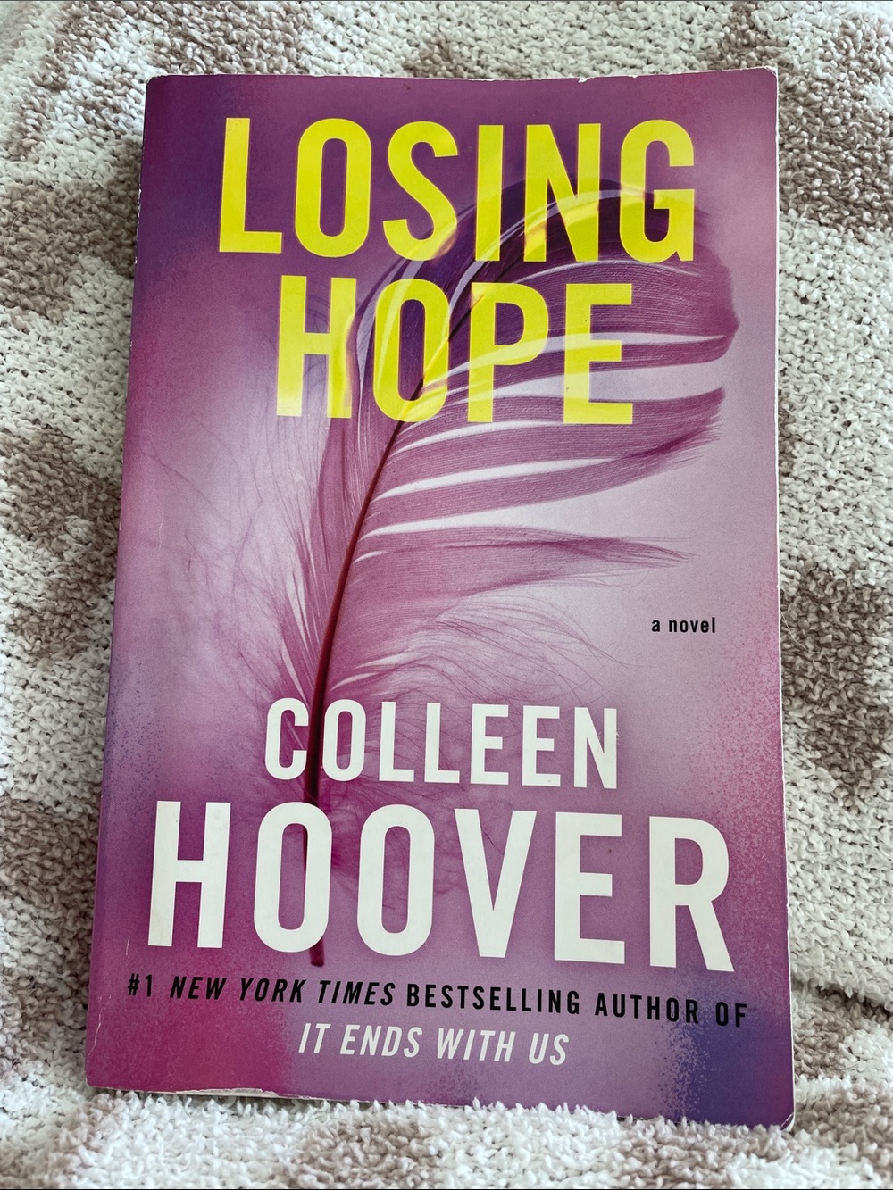 Losing Hope Paperback - Pink Purple Cover